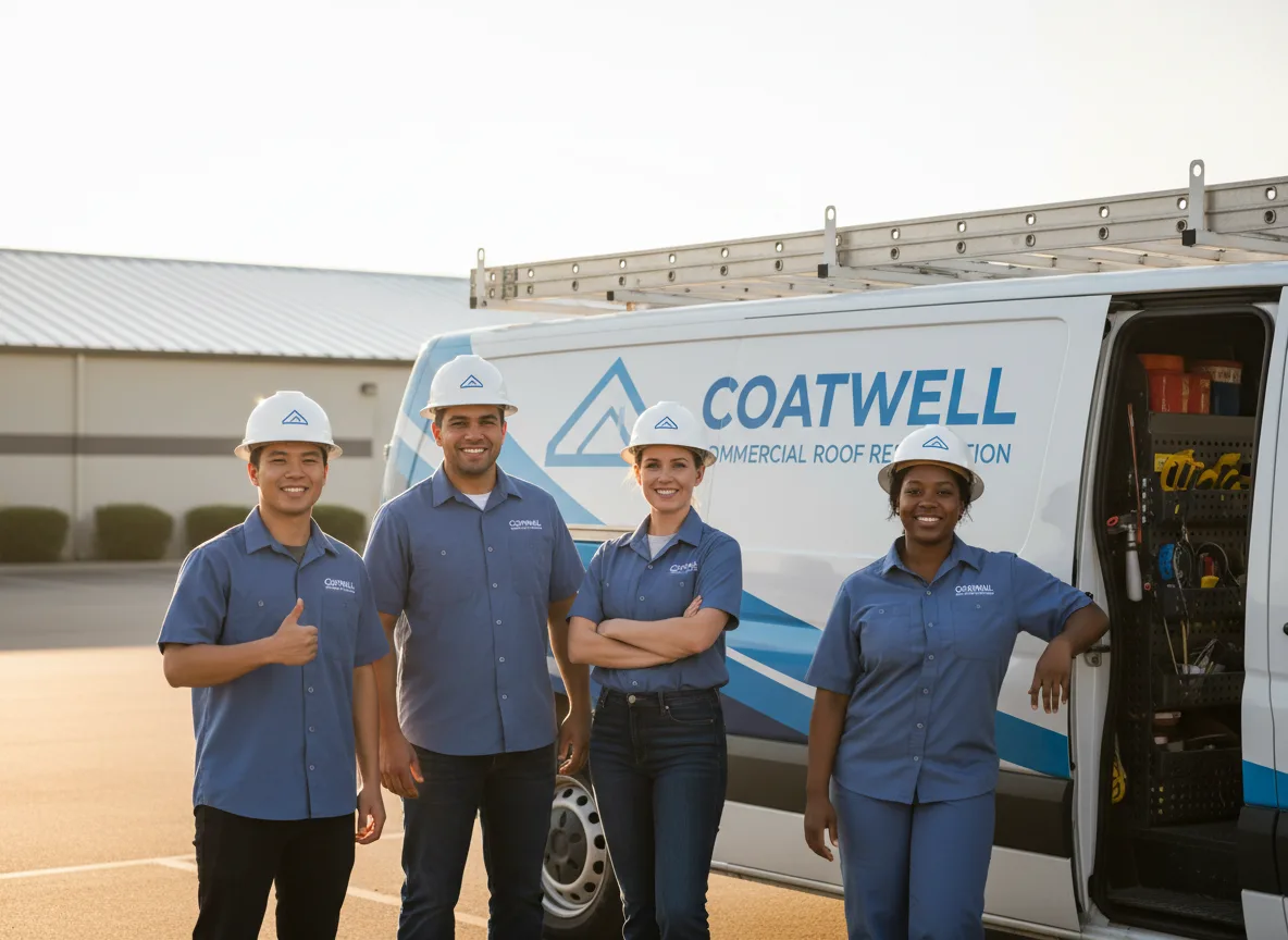 Commercial roof coating company in Toano, VA